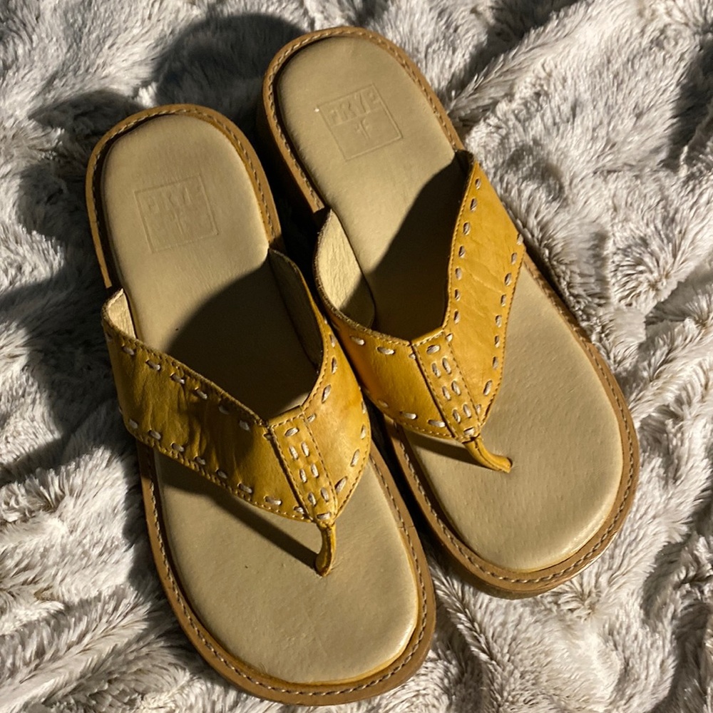 Frye. Mustard color. 8 1/2.